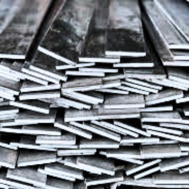 Steel strips stacked for industrial applications